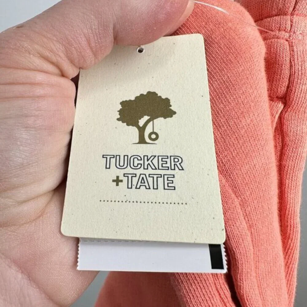 Tucker + Tate Nordstrom Coral Pink Orange‎ Cotton Pull On Shorts Summer Vacation